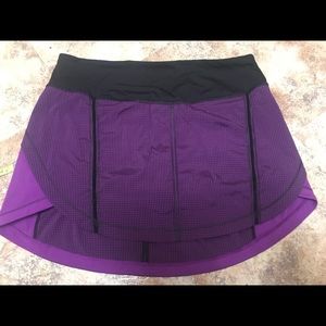 Lululemon skirt 8 tall purple